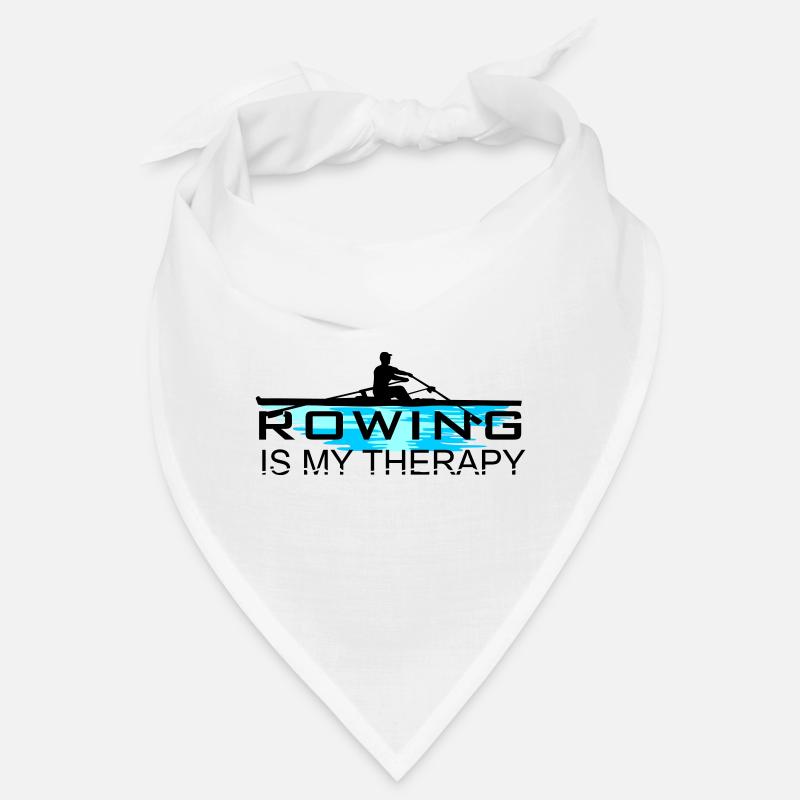 Rowing is my therapy, rowing, rowing Bandana