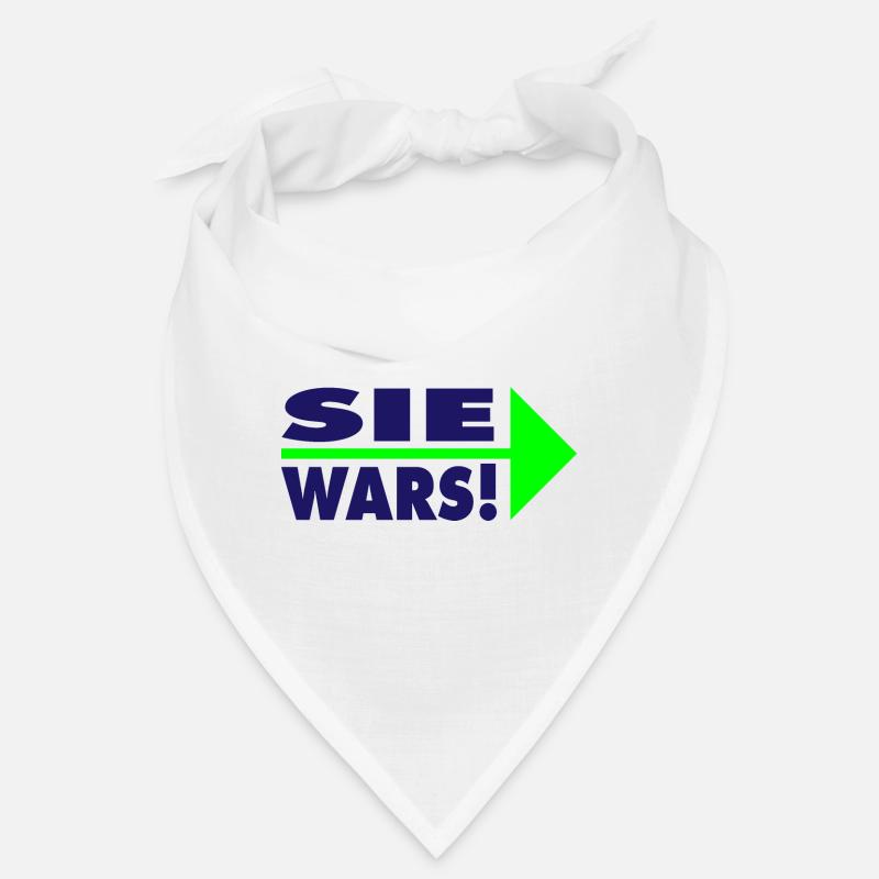 Sie wars! Partner- oder Partyshirt Bandana