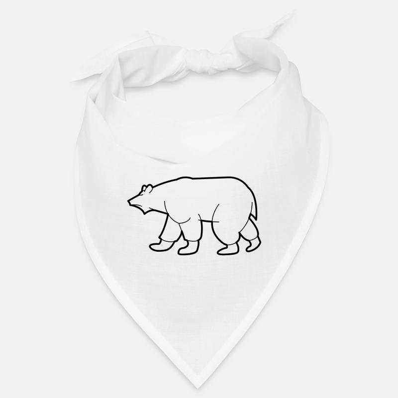 Zeichnung eines Eisbären Bandana