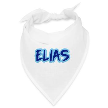 Elias Name Boy Name Junge Elias - Bandana - Weiß - Vorne