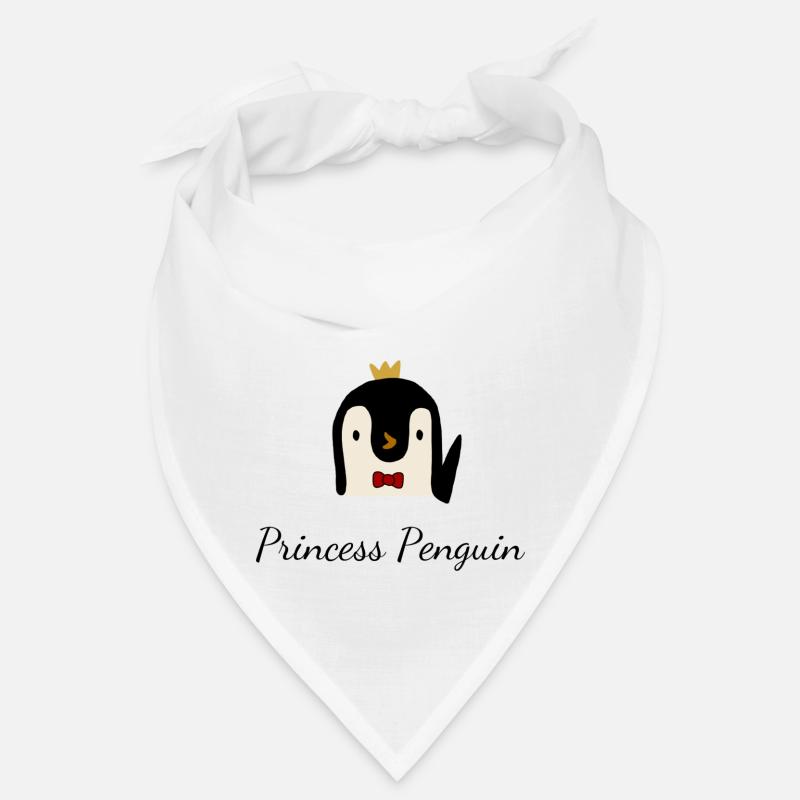 Pingouin Princesse Cadeau Mignon Mignon Design Enfants Bandana