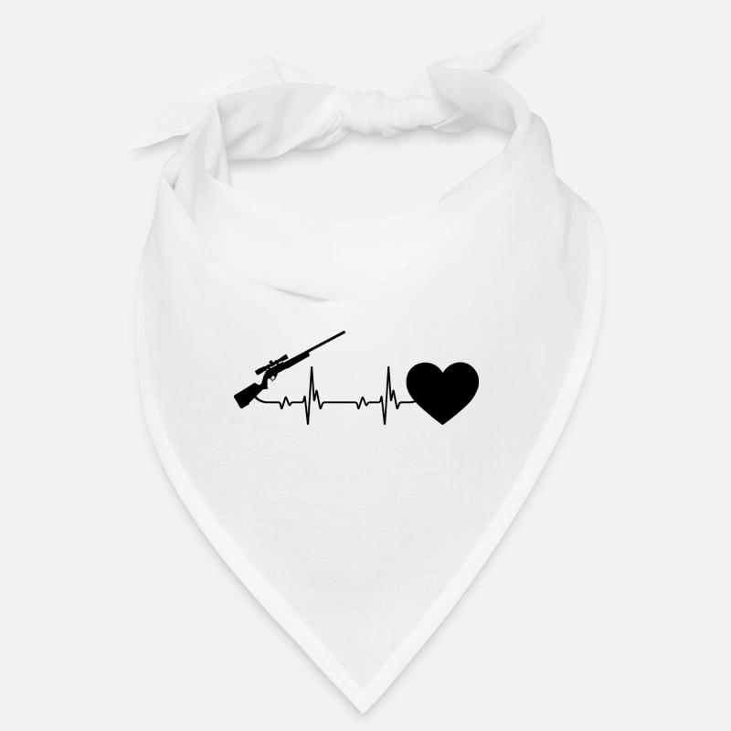 Heartbeat Heart and Hunting - Bandana