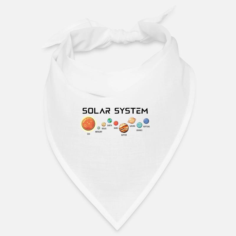Système solaire avec ses planètes Bandana
