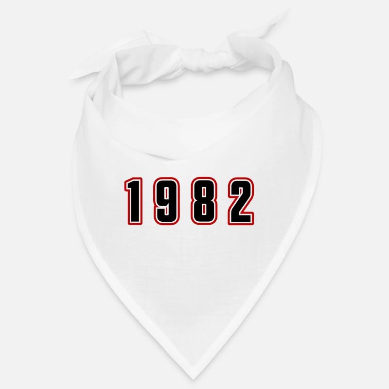 1982 Jahr Zahl Bandana