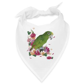 Der Amazonas-Königspapagei - Bandana - Weiß - Vorne