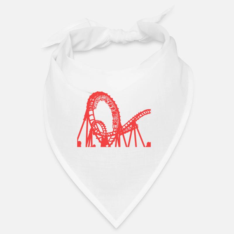 Achterbahn Freizeitpark Roller Coaster Bandana