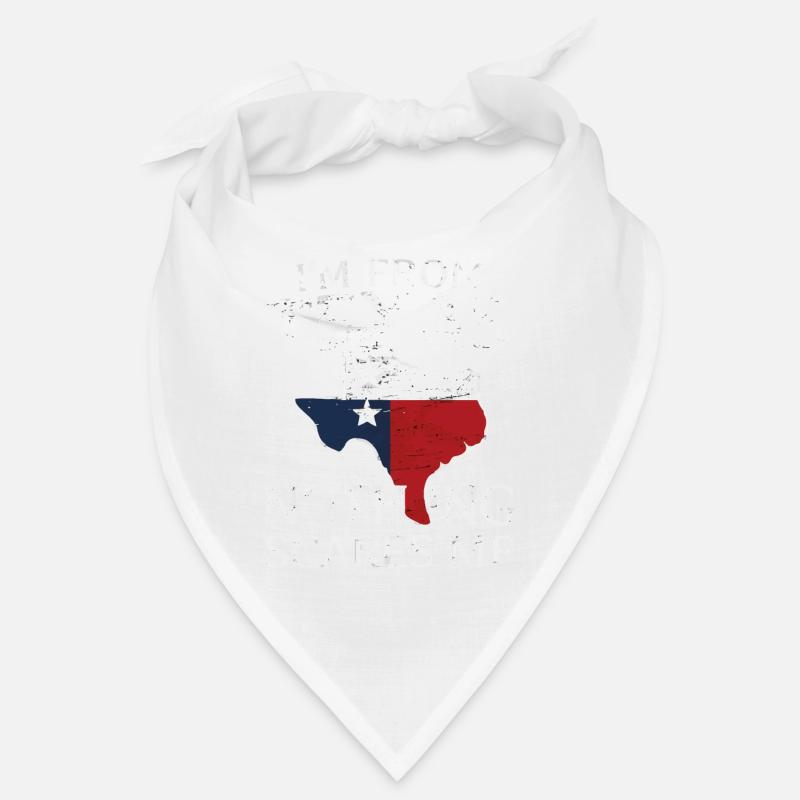 Texas State Texaner Texas - Bandana - Weiß
