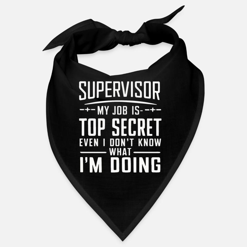 Profession de superviseur Bandana