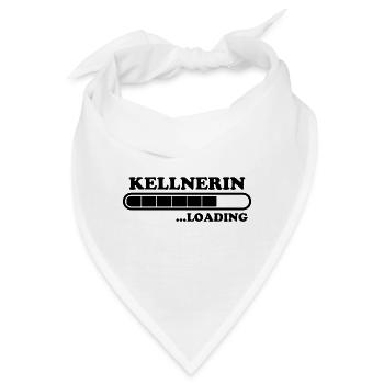 Kellnerin Spruch Kellner Beruf Kellnerin Geschenk - Bandana - Weiß - Vorne