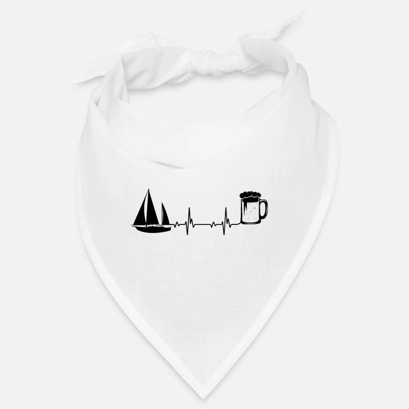 Heartbeat Beer and Sailboat - Bandana