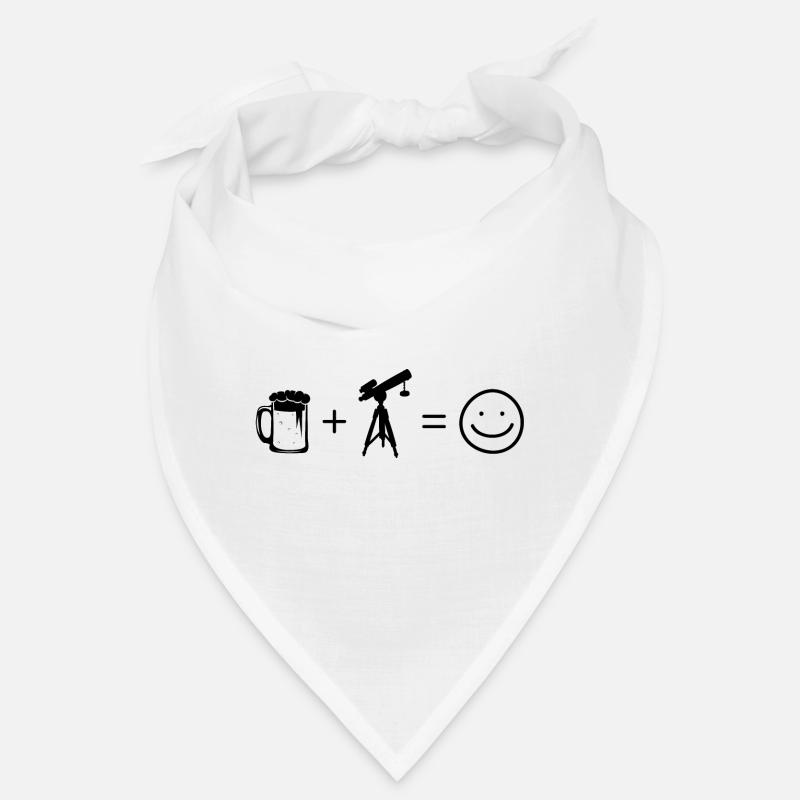 Bier Smile Face und Astronomie - Bandana