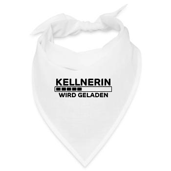 Kellnerin Spruch Kellner Beruf Kellnerin Geschenk - Bandana - Weiß - Vorne