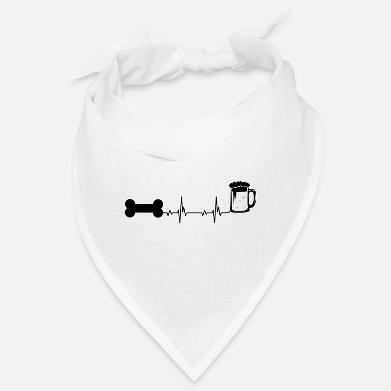 Heartbeat Beer and Dog - Bandana