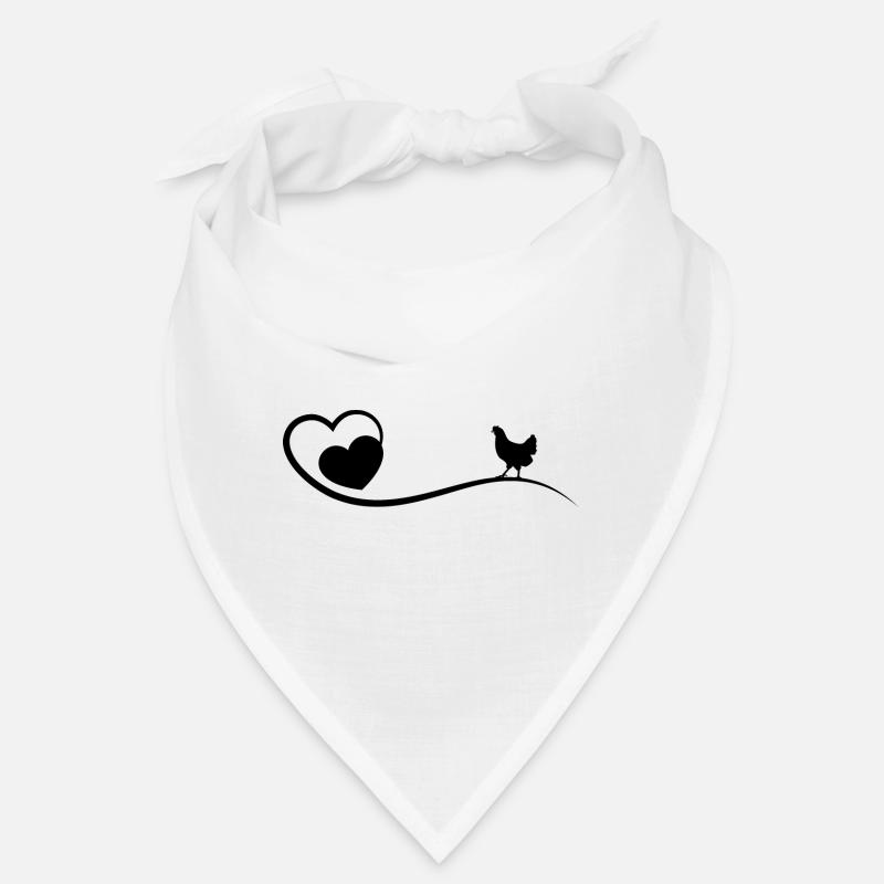 Herz und Hühnchen - Bandana