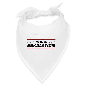 Eskalation 100% - Bandana - Weiß - Vorne