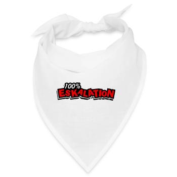 Eskalation 100% - Bandana - Weiß - Vorne