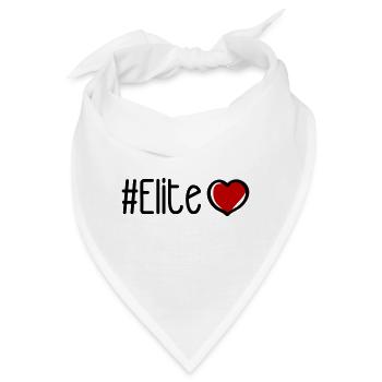 Elite Herz - Bandana - Weiß - Vorne