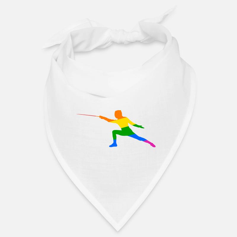 Rainbow Fencing Bandana