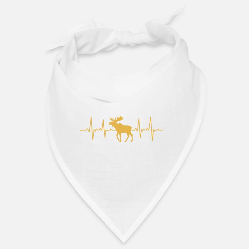 Herzschlag Elch Bandana