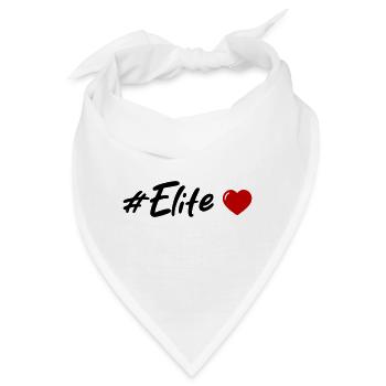 Elite Herz - Bandana - Weiß - Vorne