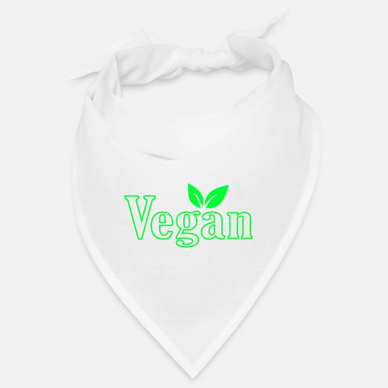 Végétalien avec les feuilles pour les végétaliens Bandana