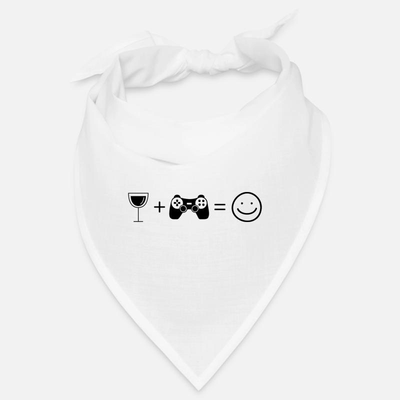 Wine Smile Face and Game - Bandana