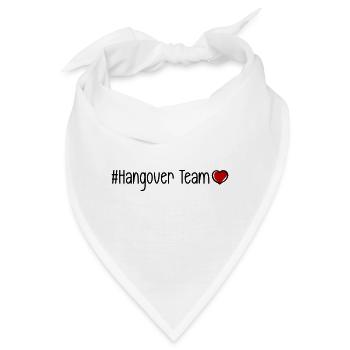 Hangover Team Herz - Bandana - Weiß - Vorne