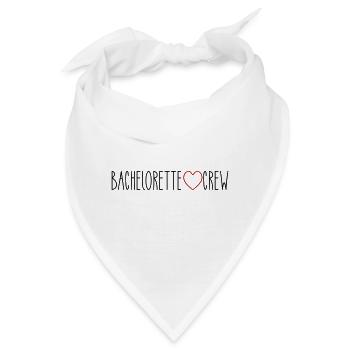 Bachelorette Crew Herz - Bandana - Weiß - Vorne