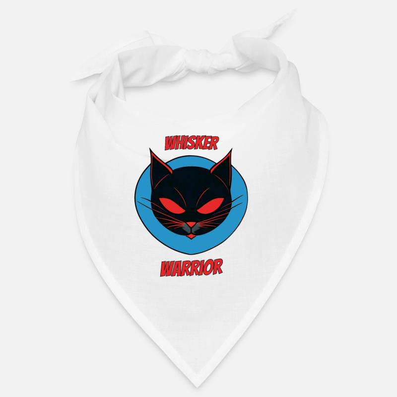 Whisker Warriors Logo mit Text Bandana
