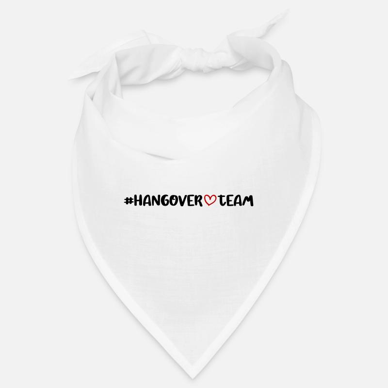 Coeur d'équipe de gueule de bois Bandana