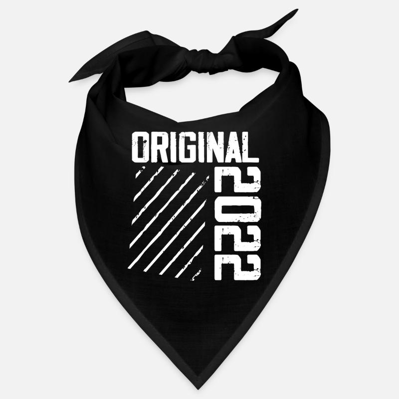 Original 2022 2e Anniversaire Cadeau Retro Bandana