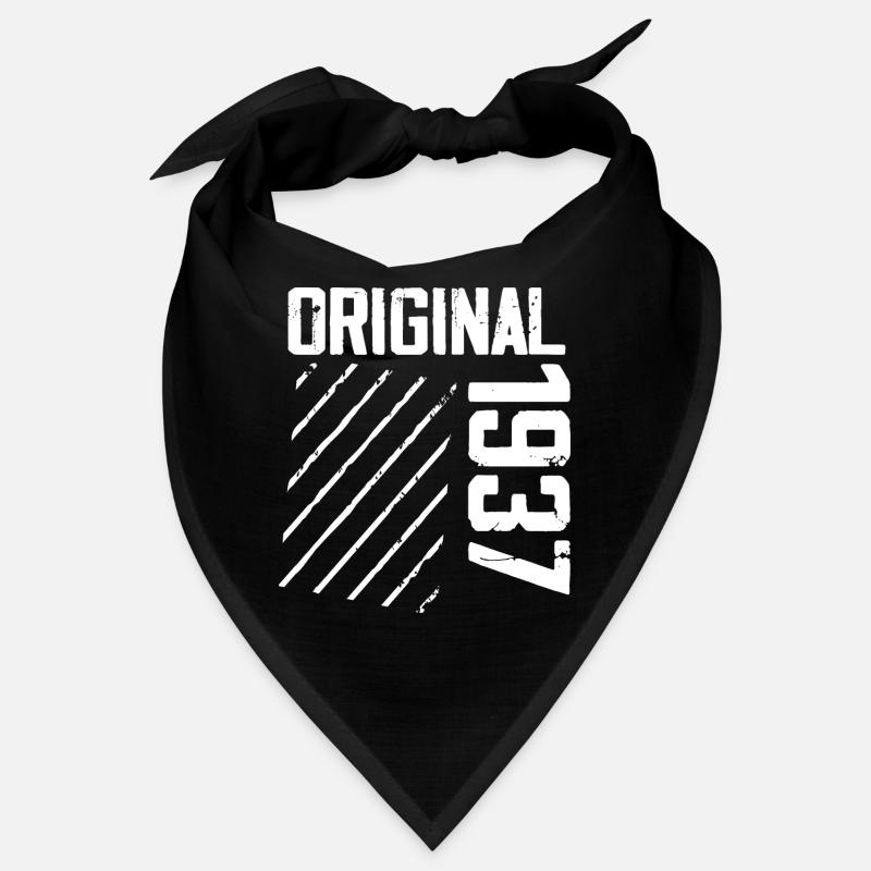 Original 1937 87. Geburtstag Retro-Geschenk Bandana