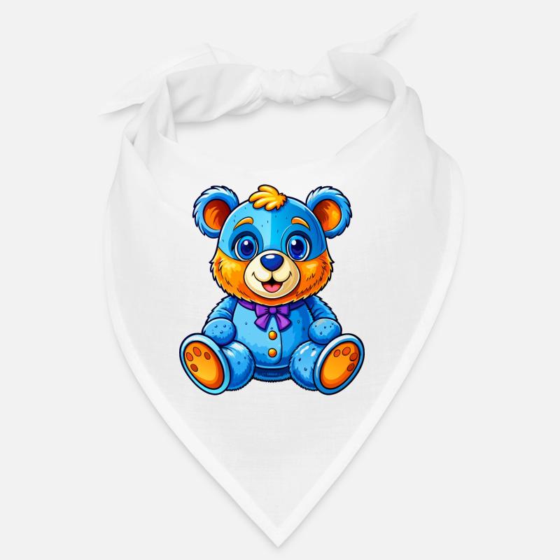 Blauer Teddy Bandana