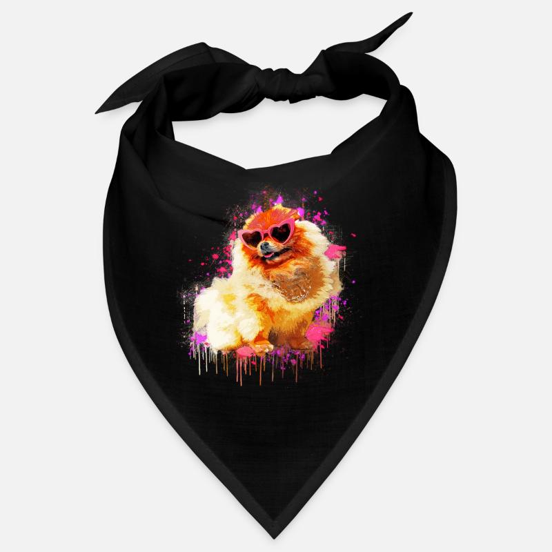 Pomeranian with sunglasses Pomeranian Spitz Bandana