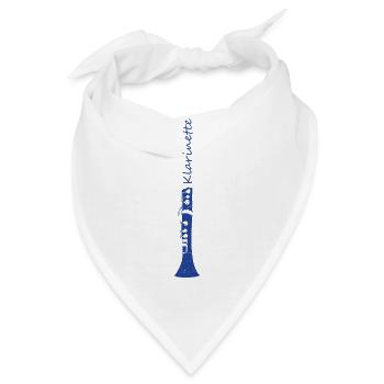 Klarinette - Bandana - Weiß - Vorne