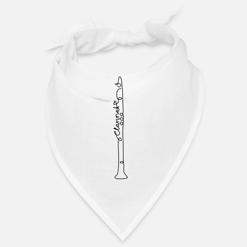one line clarinet Bandana