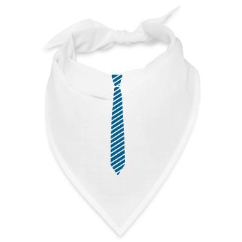 krawatte - Bandana - Weiß - Vorne