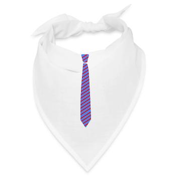 krawatte 2 - Bandana - Weiß - Vorne