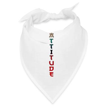 Tattoo Element Vektor Tattoo Körperkunst Haltung - Bandana - Weiß - Vorne