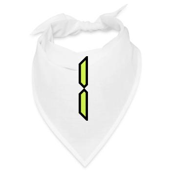 1. 1 JAHR. 1-JÄHRIGES JUBILÄUM. GEBURTSTAG 1 JAHR - Bandana - Weiß - Vorne