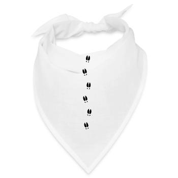 Elche Spuren - Bandana - Weiß - Vorne