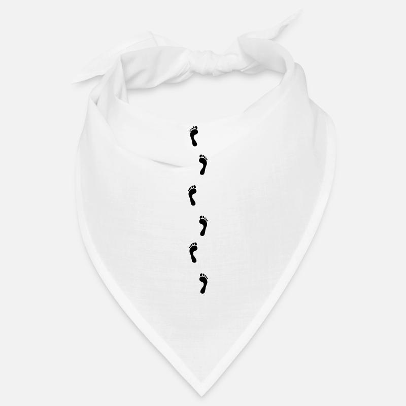 Fußabdruck Bandana