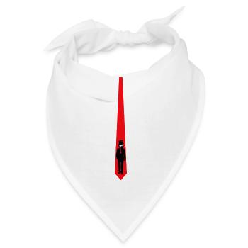 krawatte - Bandana - Weiß - Vorne