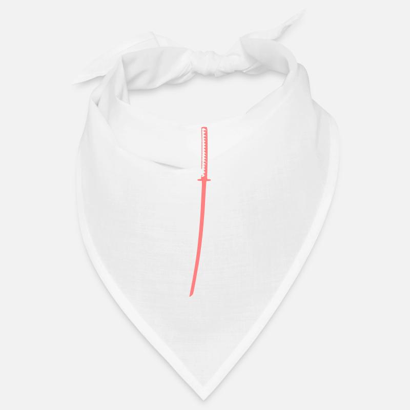 Katana drei Farben retro Samurai Schwerter 01 Bandana