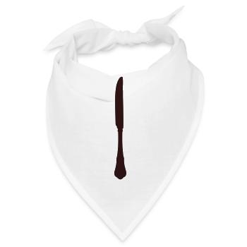 Messer Besteck - Bandana - Weiß - Vorne