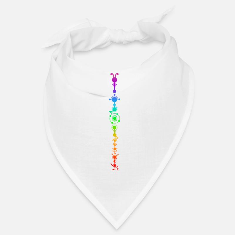 Crop circle - multidimensional human development - Bandana - white