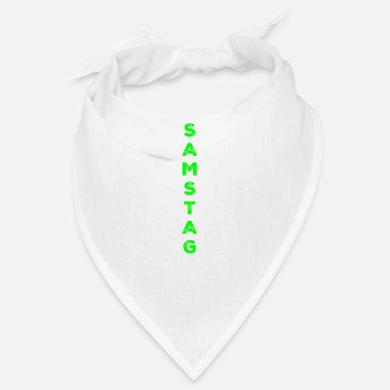 Samstag - grün Bandana