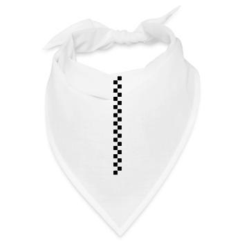 karos 2cmx24cm - Bandana - Weiß - Vorne
