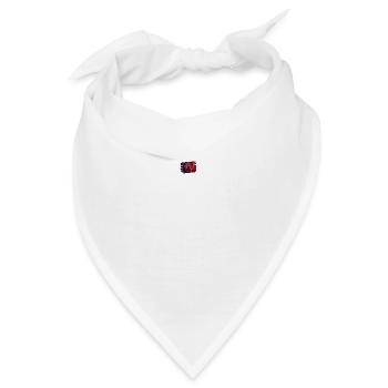 Kreativ Motiv - Frau mit blutiger Lippe - Bandana - Weiß - Vorne