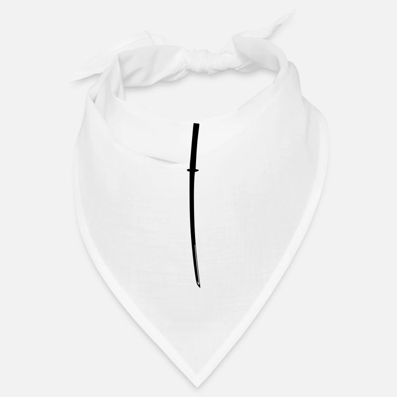 Samurai Japan Katana Ninja Sword retro Vector 1 Bandana